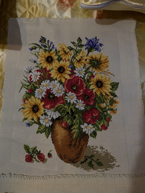 Cross-stitch  Flowers